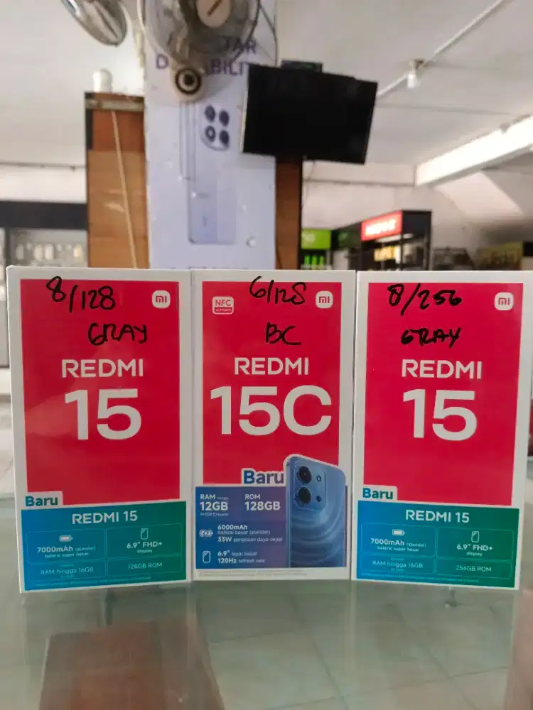 Redmi 15c 8+8/256 6+6/128