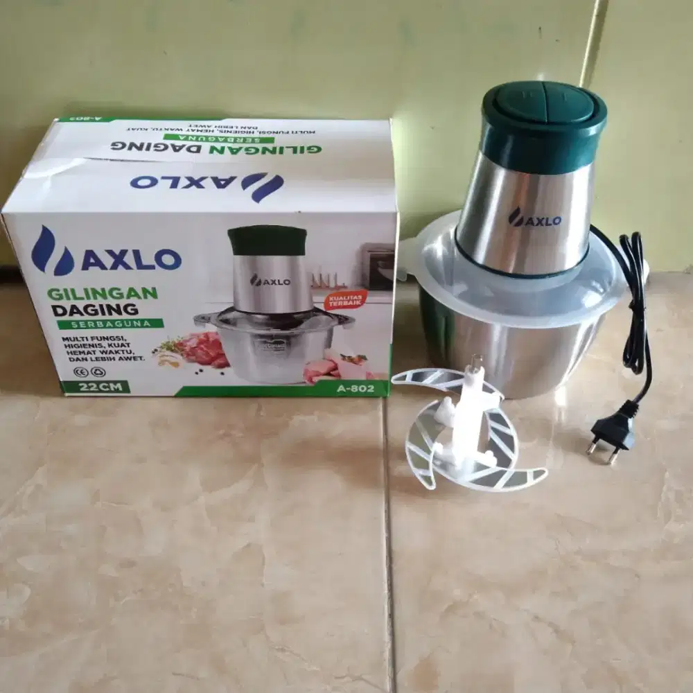 Gilingan Daging Serbaguna Stainless Axlo A-802