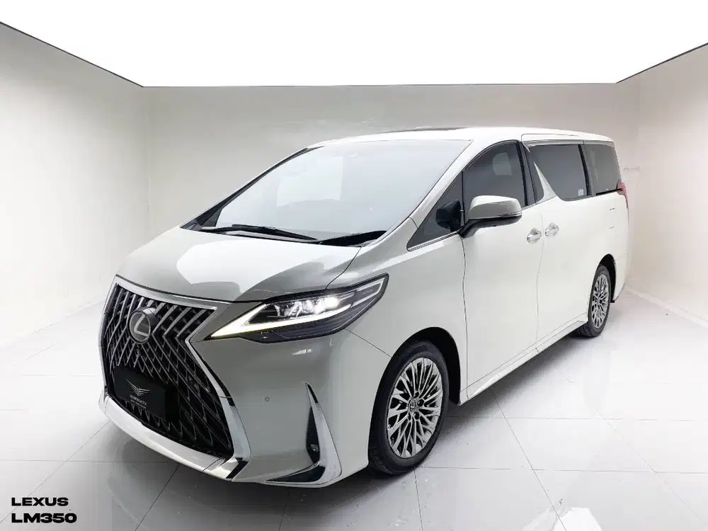 LEXUS LM350 7-SEATER 2020 WHITE ON BLACK