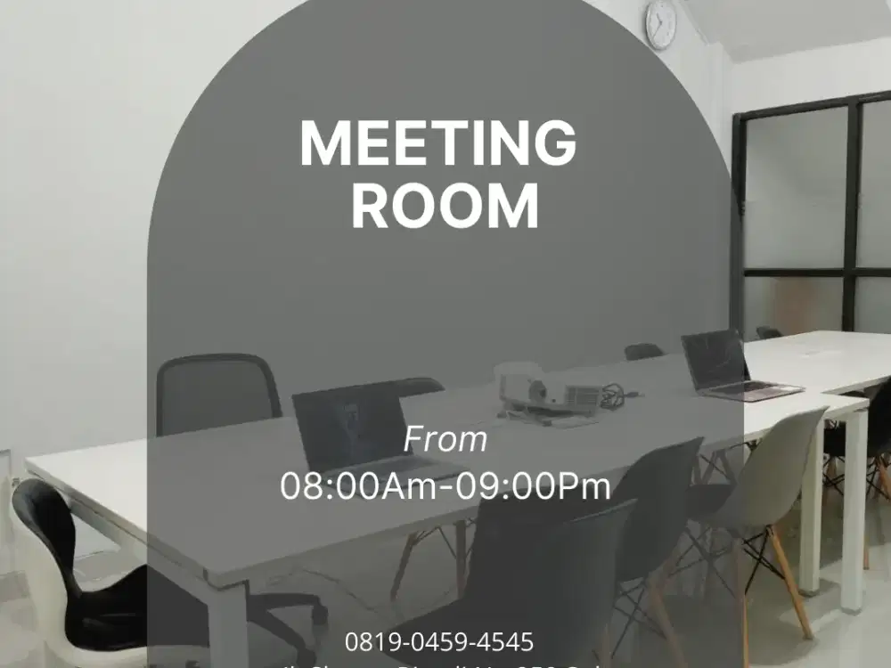 Meeting Room nyaman, tenang, fasilitas lengkap