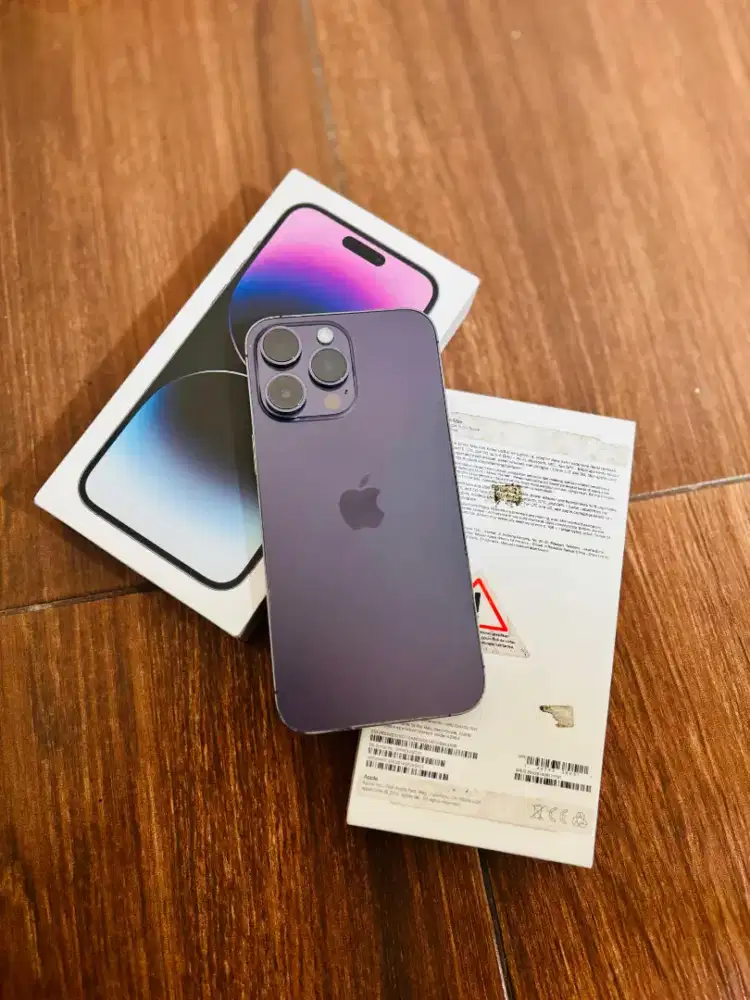 Iphone 14 Pro Max 128gb Purple IBOX Normal Murah Malang Batu