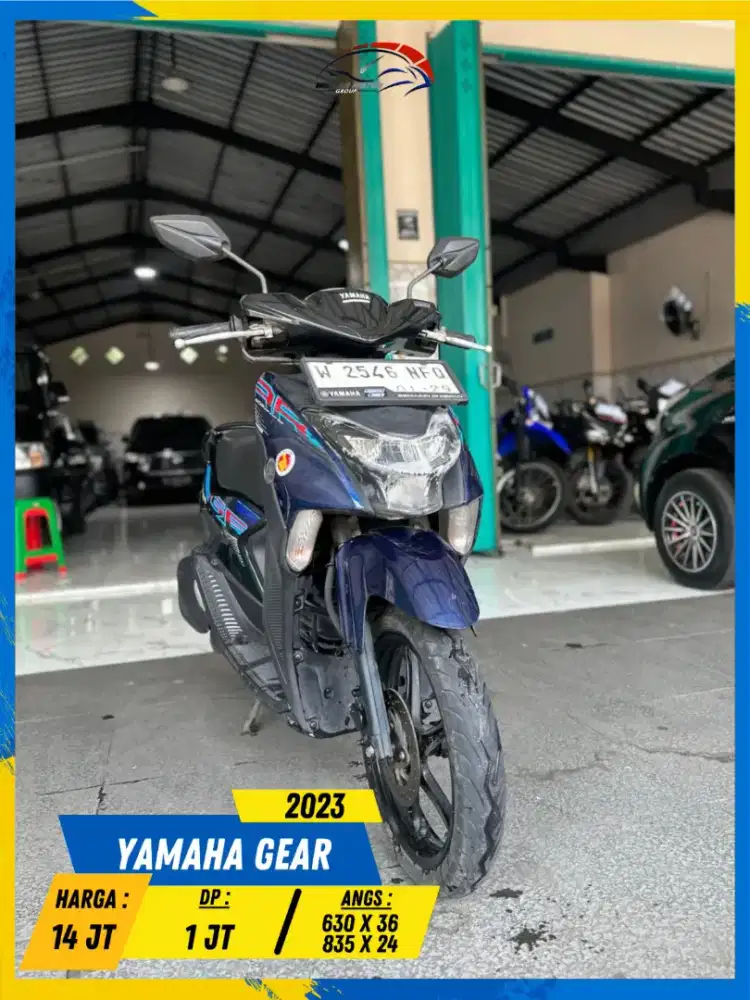 YAMAHA GEAR 2023 PLAT W NEGO SAMPE DEAL HIKMAH MOTOR KEPUH MALANG