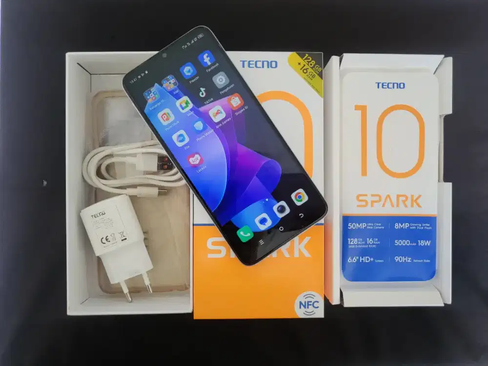 Nominus Tecno spark 10 NFC 8+8/128 fulset
