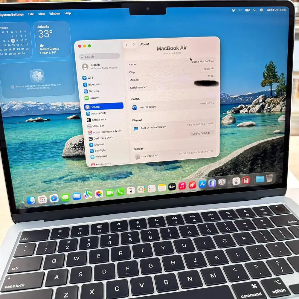 Macbook Air M4 13inch 16/256GB IBOX SKY BLUE BNOB