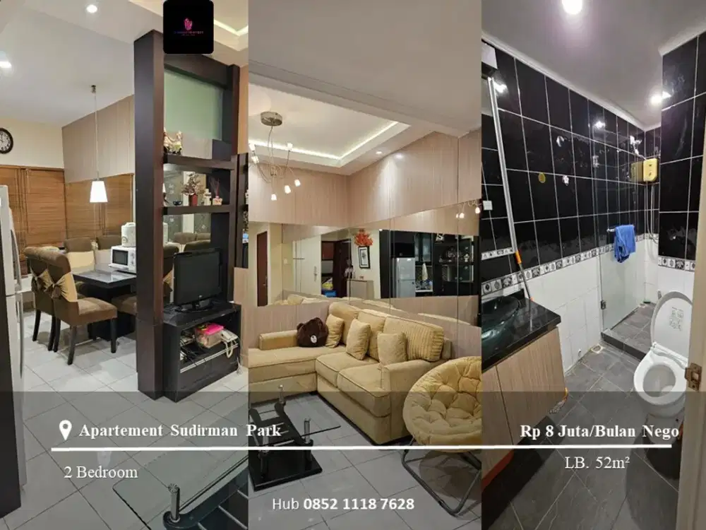 Sewa Apartement Sudirman Park High Floor 2BR Full Furnished Tower B