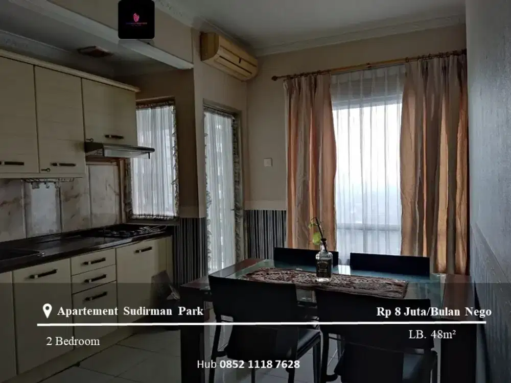 Sewa Apartement Sudirman Park High Floor 2BR Full Furnished Tower B