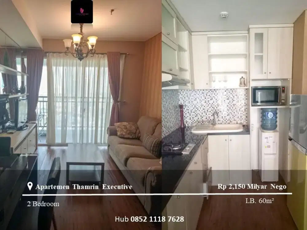Dijual Apartement Thamrin Executive Middle Floor 2BR Full Furnished
