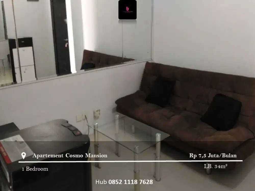 Disewakan Apartement Cosmo Mansion