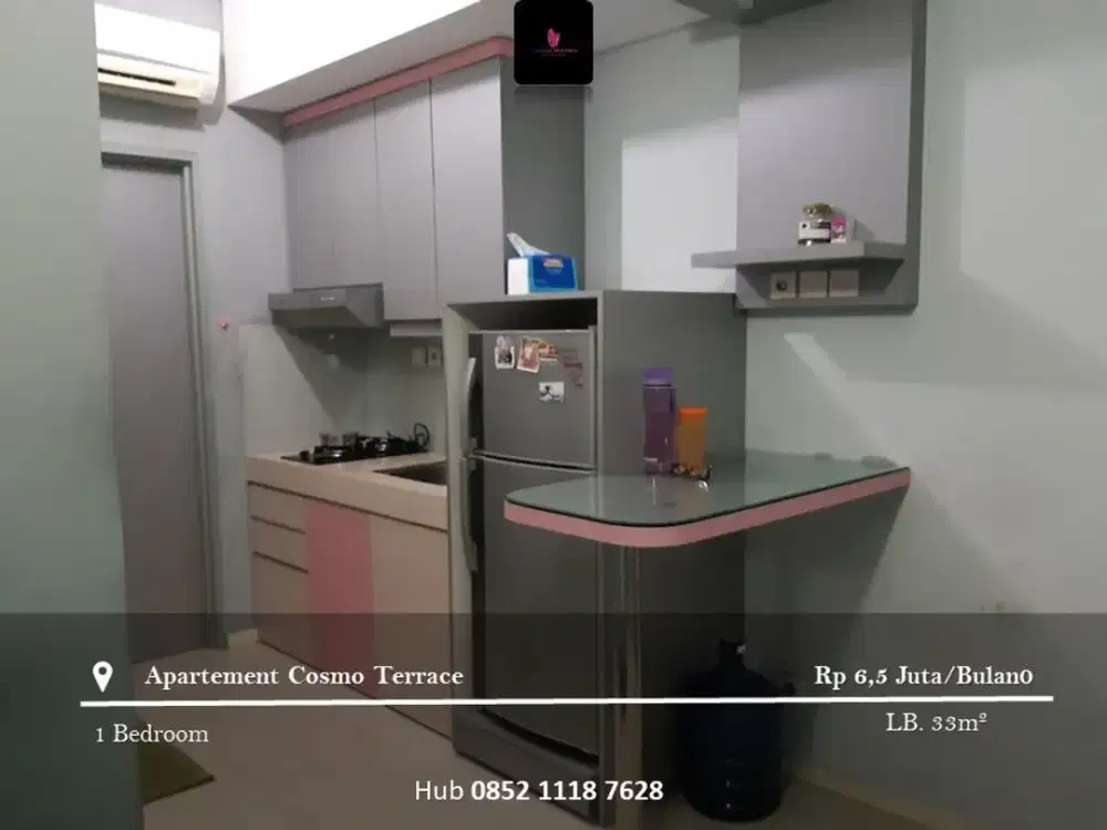 Disewakan Apartement Cosmo Terrace Mid Floor 1BR Full Furnished