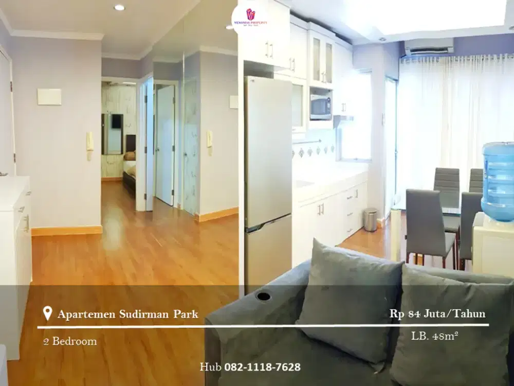Disewakan Apartemen Sudirman Park High Floor 2BR Furnished Tower B