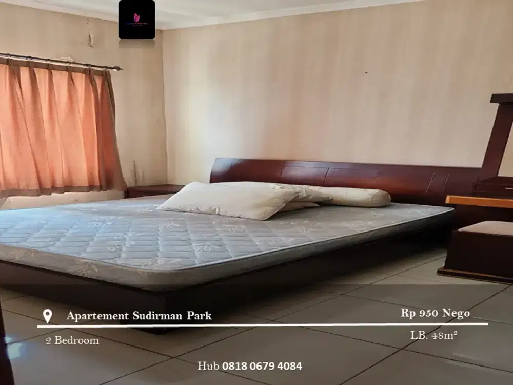 Dijual Apartement Sudirman Park 2BR Low Floor Full Furnished