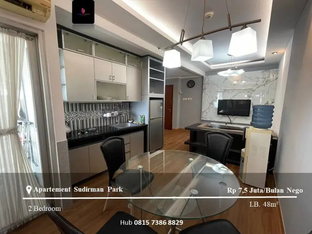 Disewakan Apartement Sudirman Park High Floor 2BR Full Furnished Baru