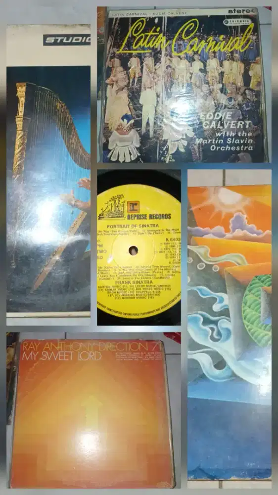 Vinyl (piringan hitam) antik kuno