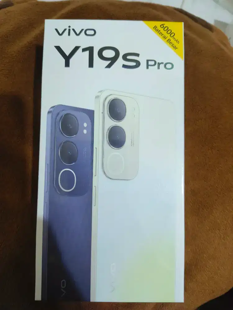 Vivo Y19s Pro 6+6/128gb bergaransi resmi no repack, masih segel