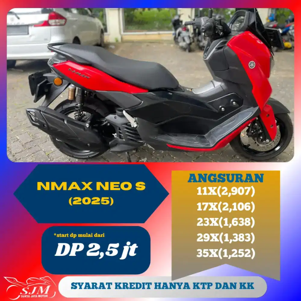 Nmax Neo S 2025 (Nik24) Pajak Panjang