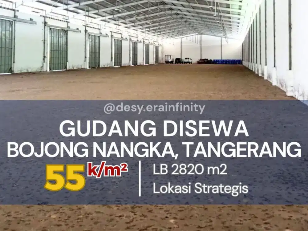 Disewakan Gudang di Bojong Nangka, Tangerang