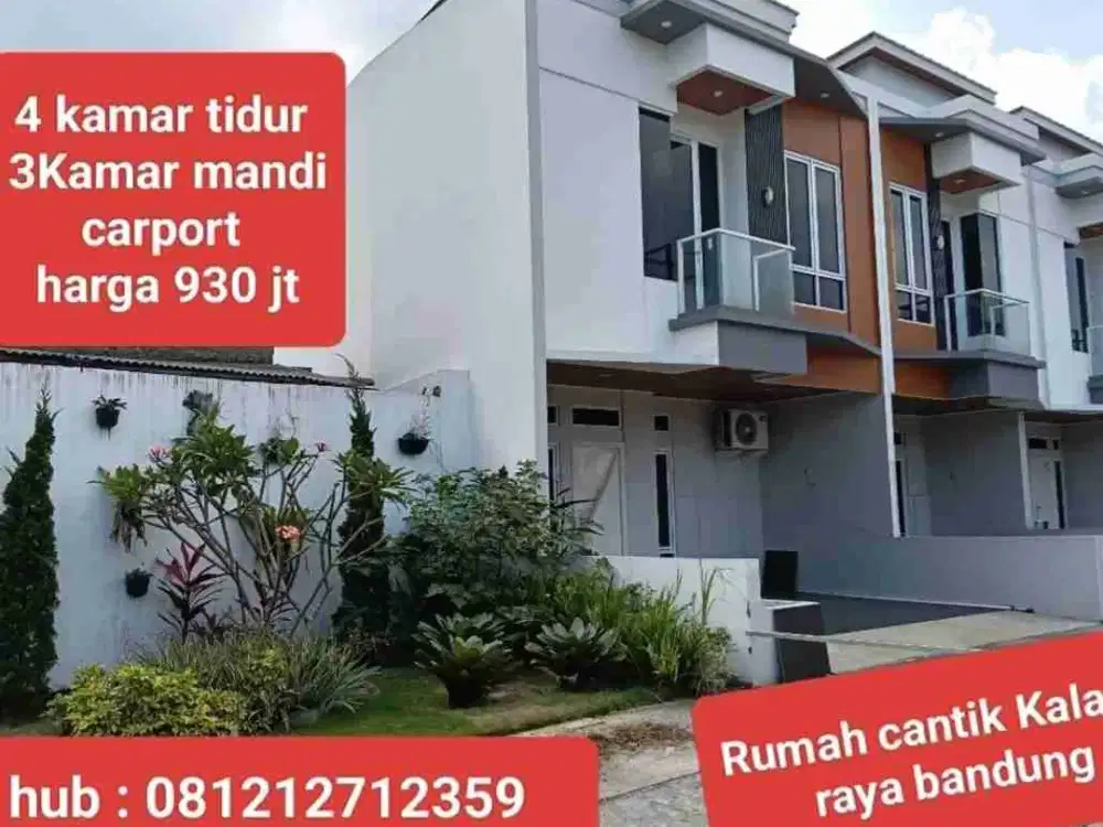 Rumah dijual cantik Kalasan bandung kota