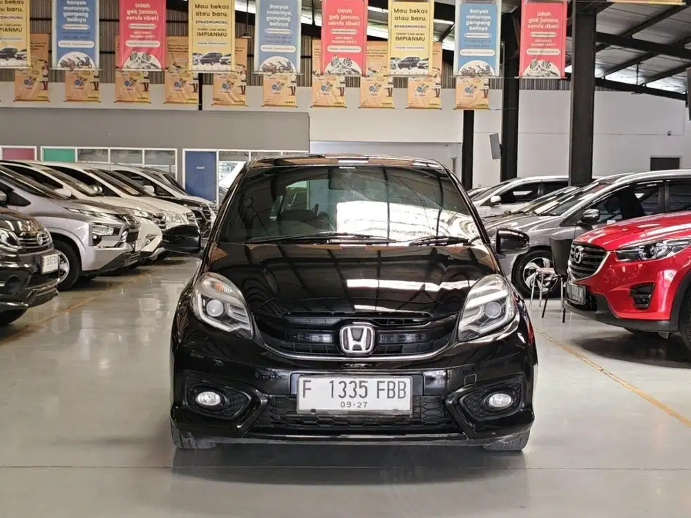 TERMURAH BRIO RS 1.2 CVT 2017 HITAM DP 3JT ISTIMEWA NO PR PAJAK PJG