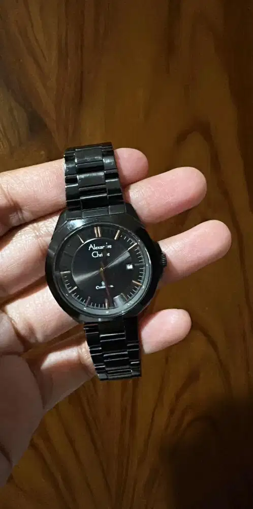 Jam Tangan Alexandre Christie Black Edition