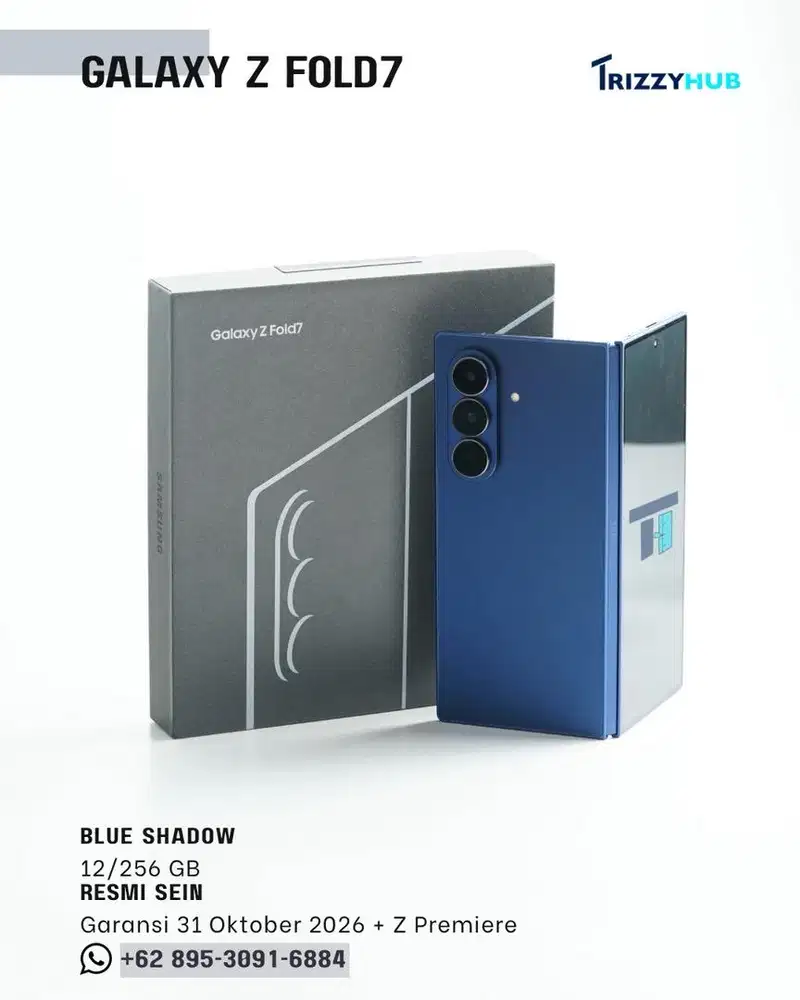 Samsung Z Fold7 12/256 GB Resmi SEIN Like New