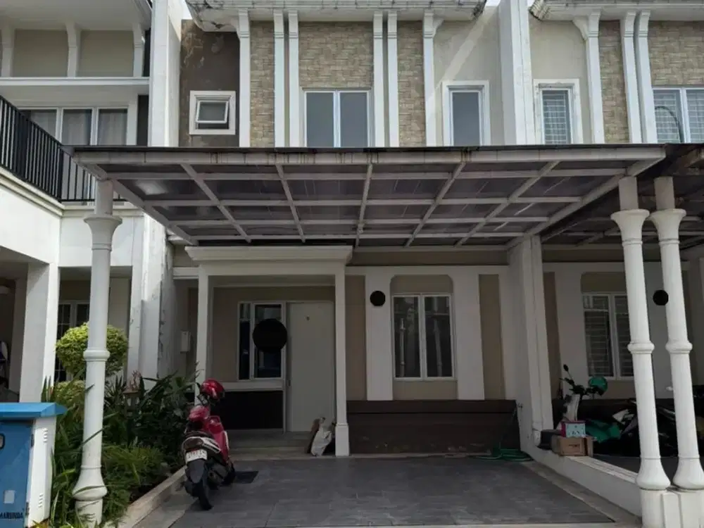 Disewakan rumah murah 2lantai di Cluster Thames Jakarta Garden City Jakarta Timur siaphuni minimalis modern