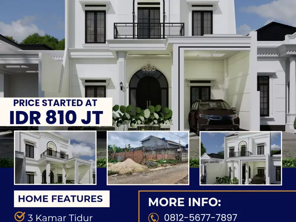 RUMAH MEWAH MEGAH 2 LANTAI DI PUSAT KOTA