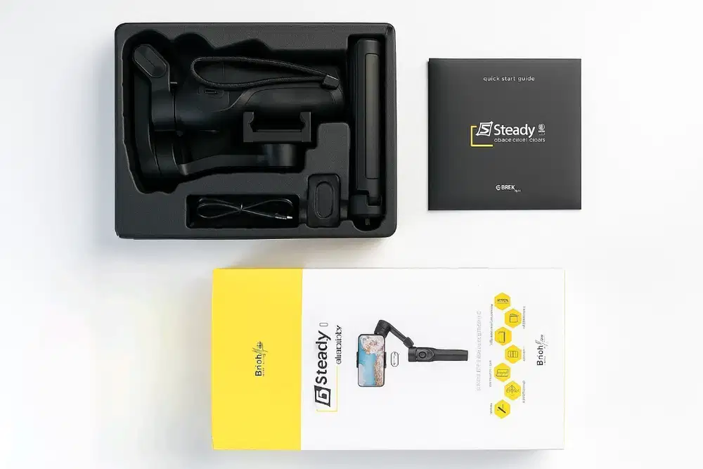 Brica B-Steady 2 Pocket Lite, Gimbal Stabilizer Smartphone 3-AXIS