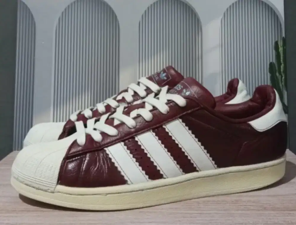 Adidas Superstar Maroon