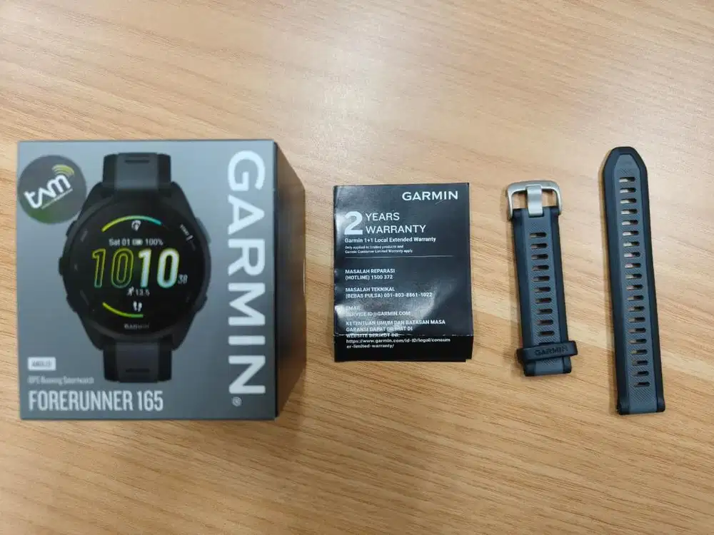GARMIN FORERUNNER 165 NON MUSIC GARANSI RESMI 2 TAHUN