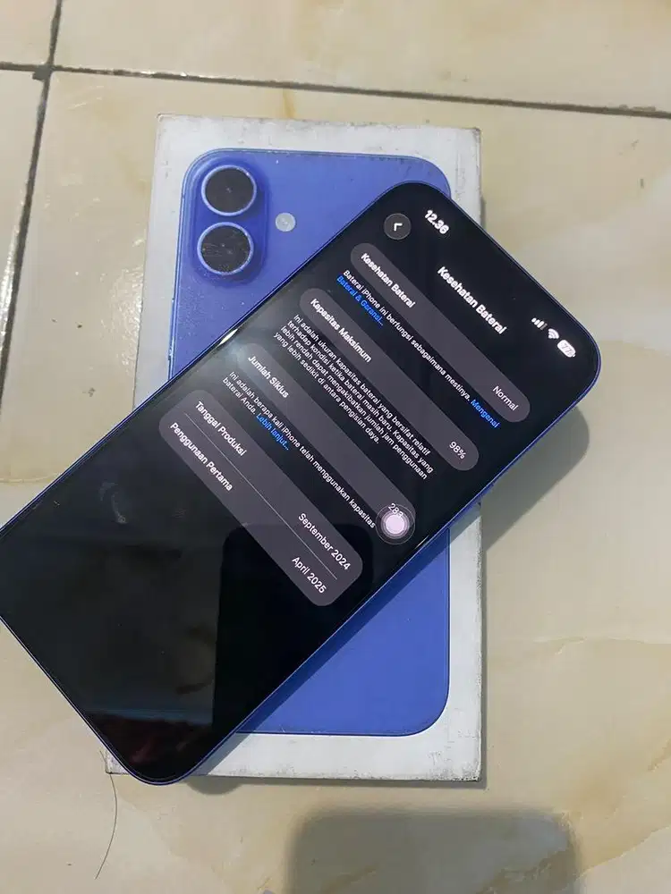 Iphone 16 plus 256 ibox lengkap bisa tukar tambah