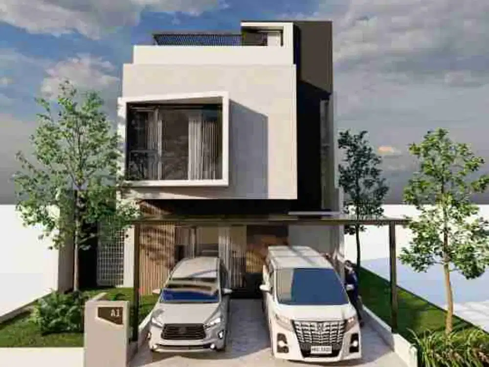 Rumah Di Dago Kota Bandung 2 Lt + Rooftop Cluster Dekat Tol Pasteur & Cihampelas