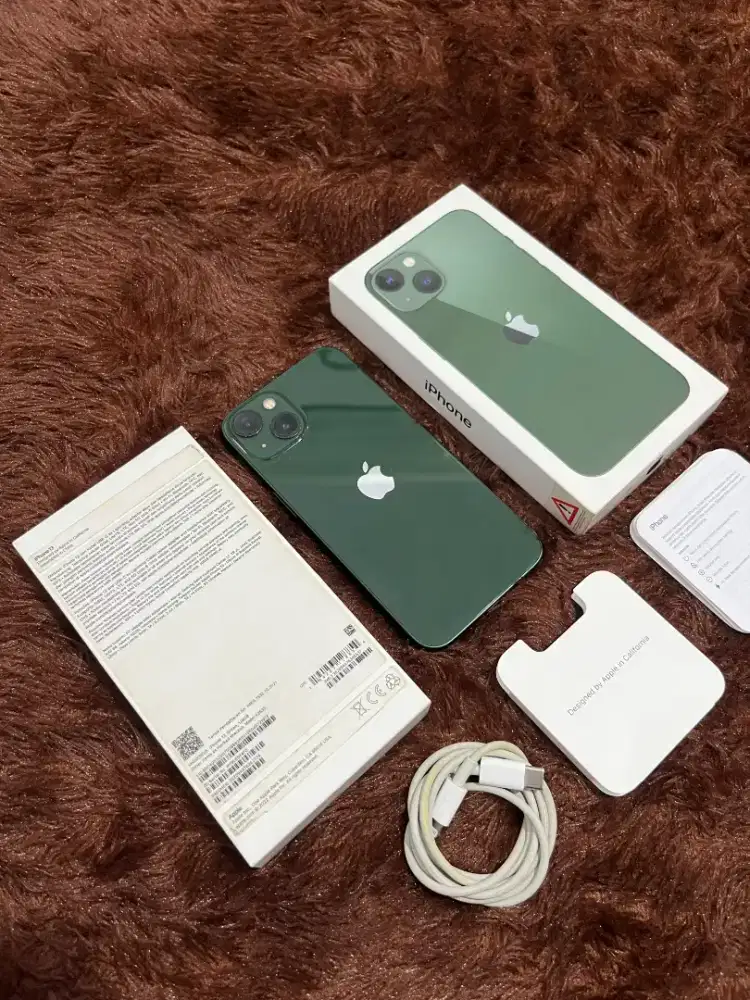 iPhone 13 128GB iBox Mulus Fullset Original - Green