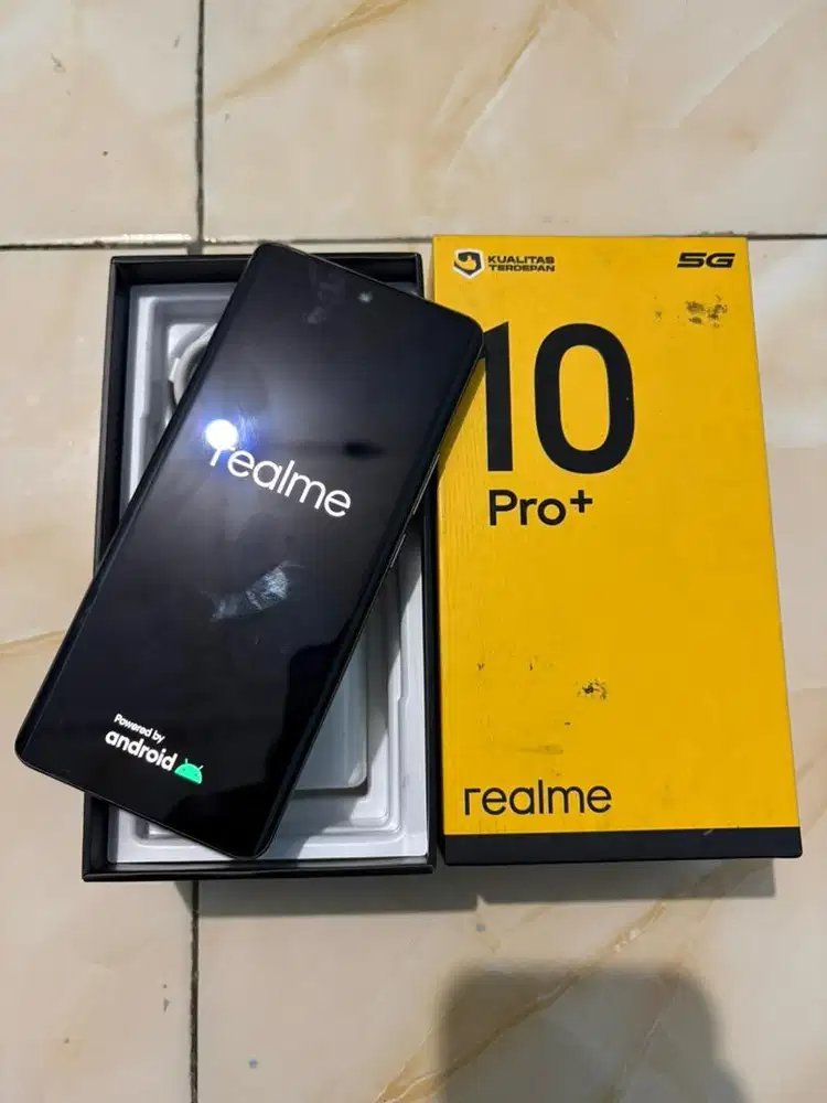 Realme 10 pro plus 5G 8/128 lengkap