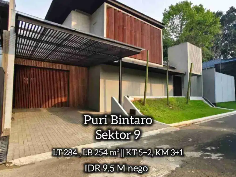 Rumah mewah Bintaro Jaya sektor 9 Puri Bintaro.
