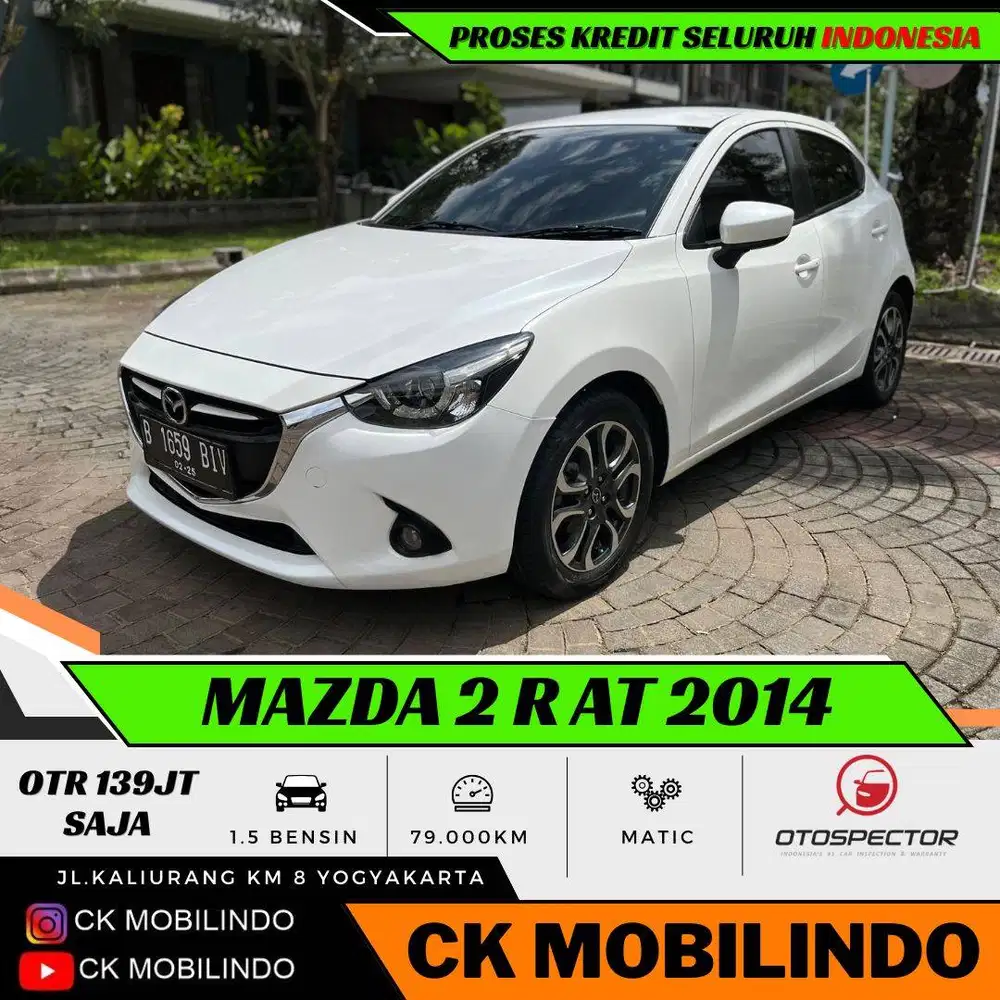 (Km79rb) Mazda 2 R Matic 2014 ANTIK ISTIMEWA Kredit Murah