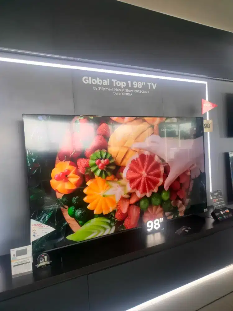 TCL QLED GOOGLE TV 98 inc