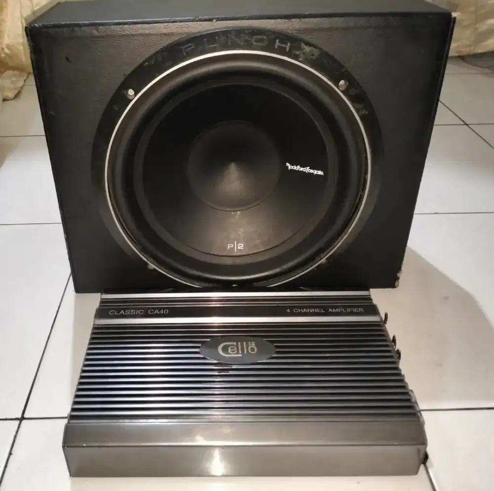 Power cello CA 40 subwoofer rockford 12 inch P.2