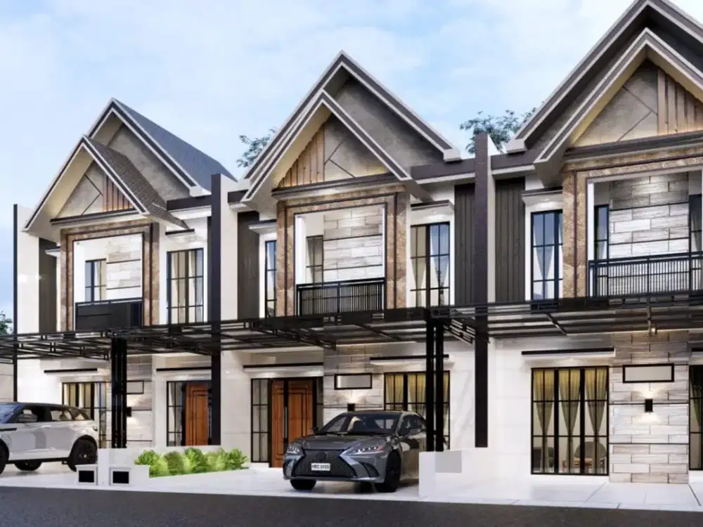 Townhouse 2lantai siap huni 200meter dari pintu Tol setu Cipayung