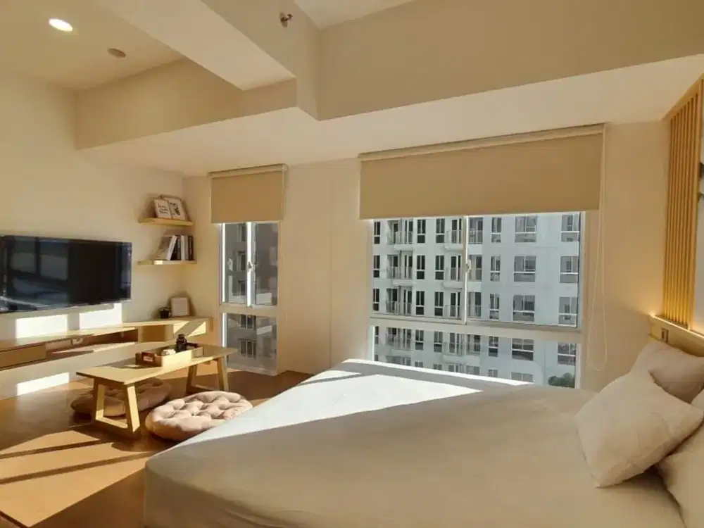 sewa apartemen tokyo riverside PIK 2 tipe 1 kamar furnish