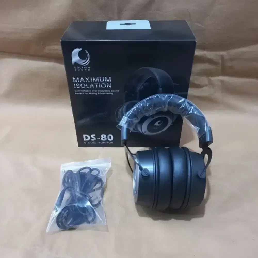 headset dolphin sound DS80, untuk mixing dan monitoring
