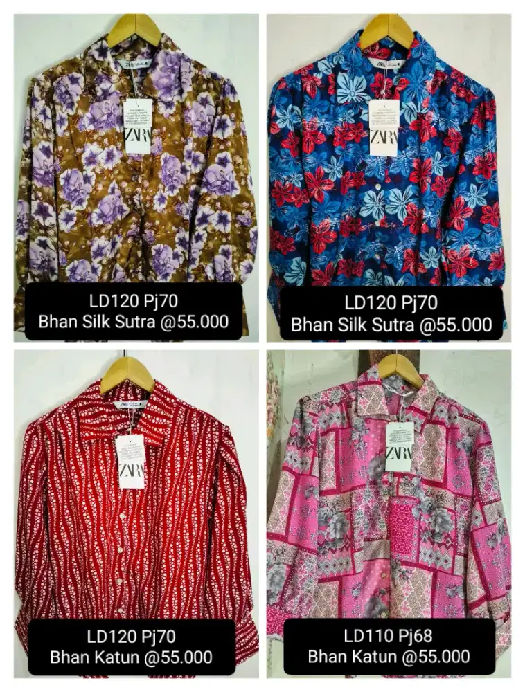 Baju Kemeja Wanita Murah