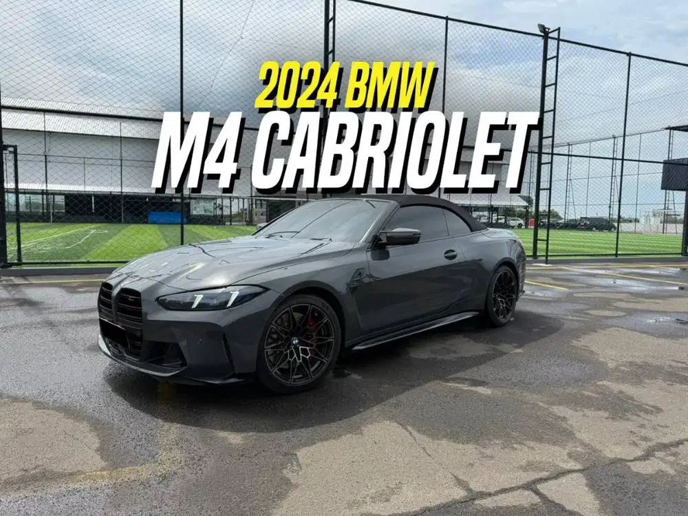 BMW M4 Cabriolet xDrive 2025 NIK 2024 Facelift Grey Orange Abu-abu Abu