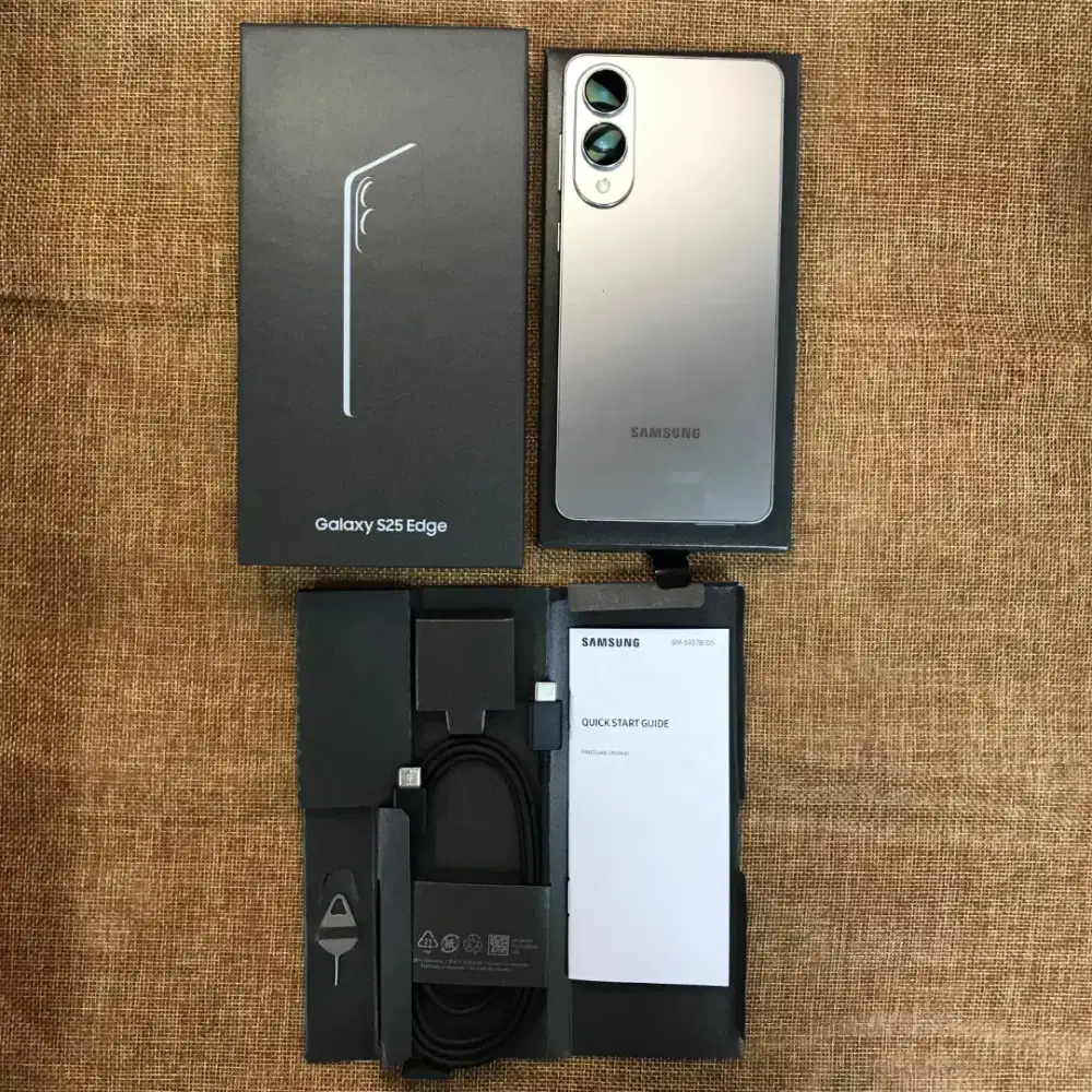Samsung S25 Edge 5G 12/512GB titanium Gray super mulus like new