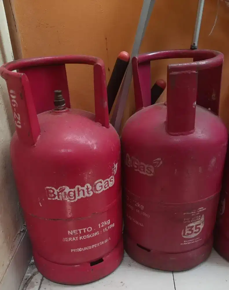 Tabung gas elpiji 12 kg kosong bagus