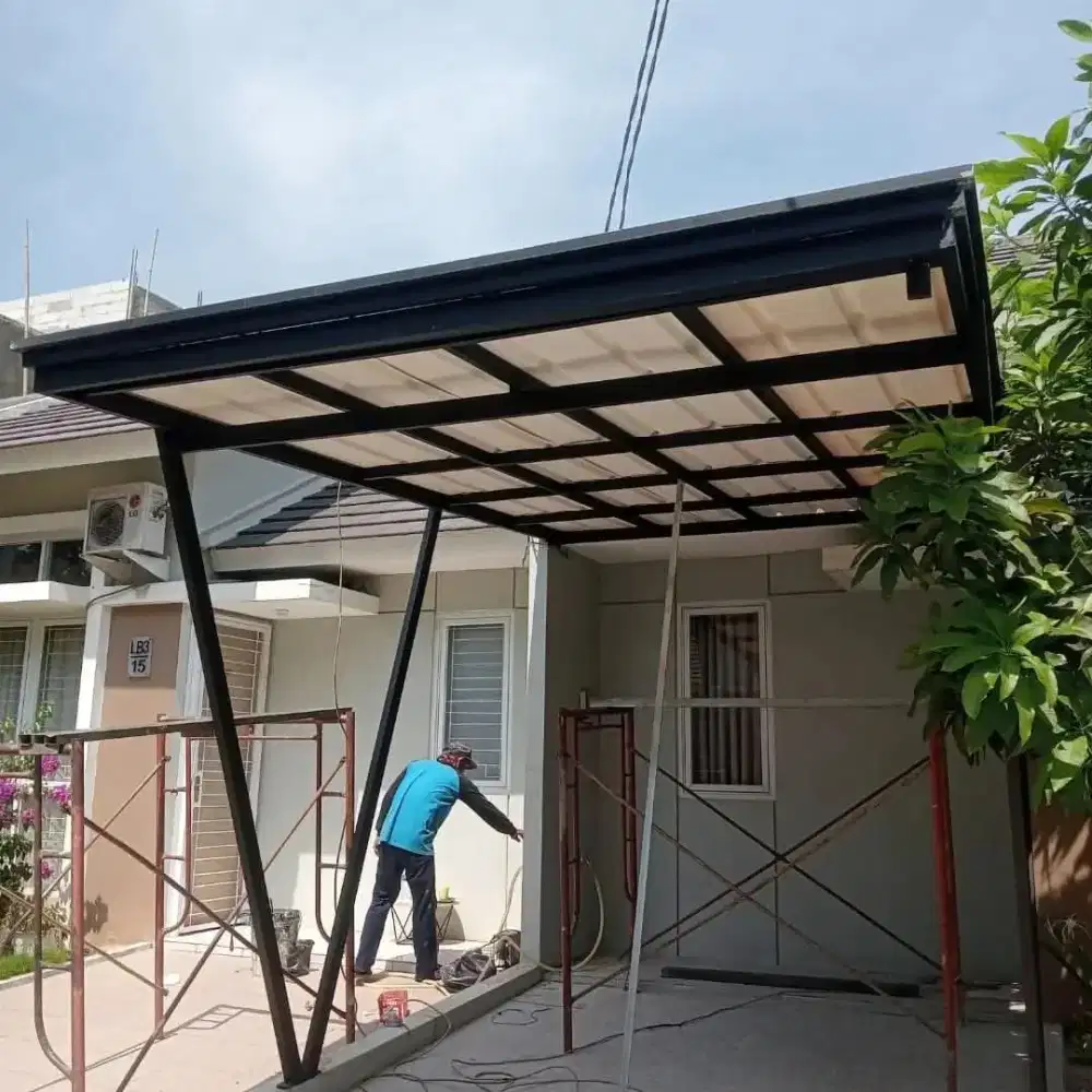 Kanopi atap minimalis