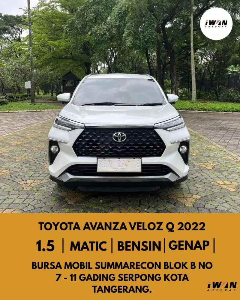 2022 Toyota Veloz Q 1.5 AT