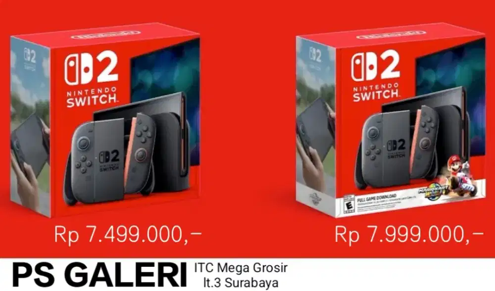 NINTENDO SWITCH 2 STANDARD/BUNDLE MARIO KART WORLD