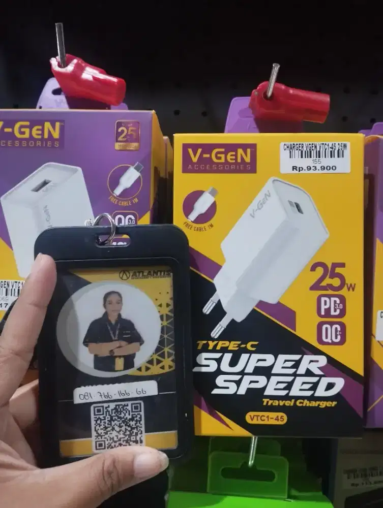 CHARGER VGEN VTC1-45 25W | ATLANTIS DAHSYAT