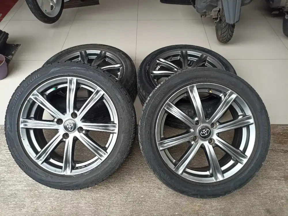 Velg Oem Yaris R16 Ban Bridgestone