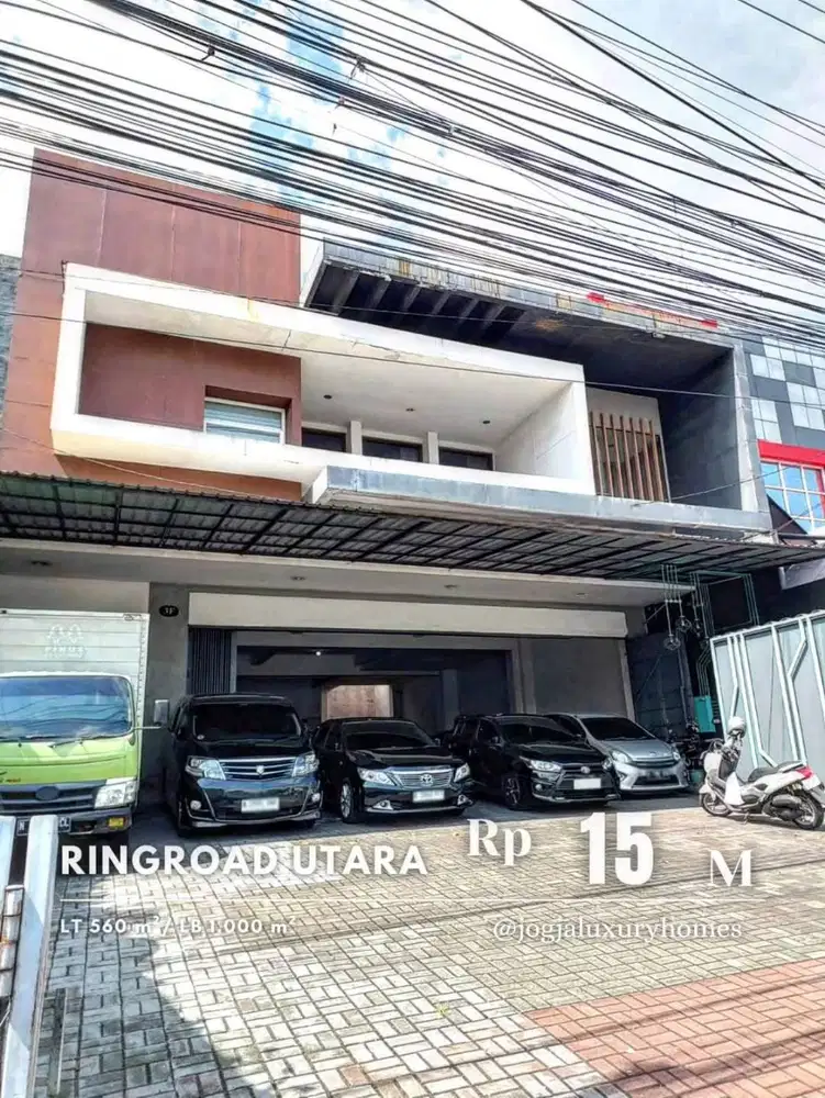 Dijual Rumah dan Ruang Usaha di Ringroad Utara dekat Pakuwon Mall